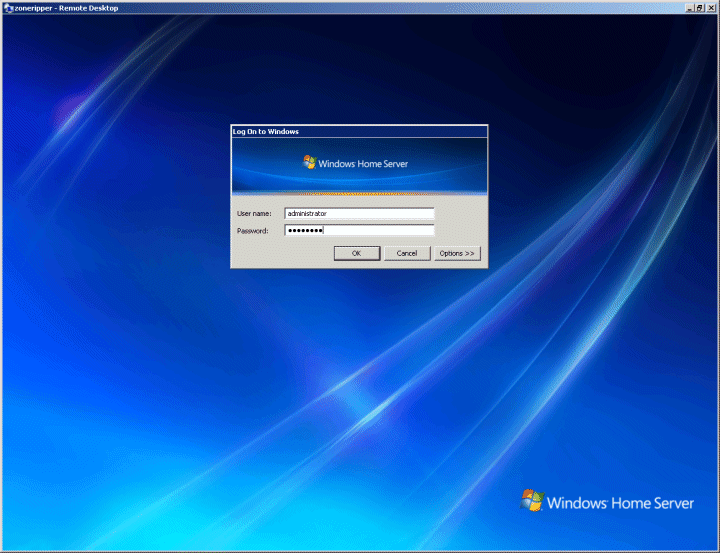 ZoneRipper Remote Desktop Connection