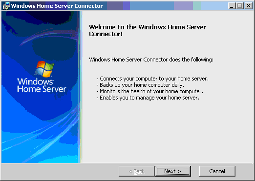 ZoneRipper Windows Home Server Connector Wizard